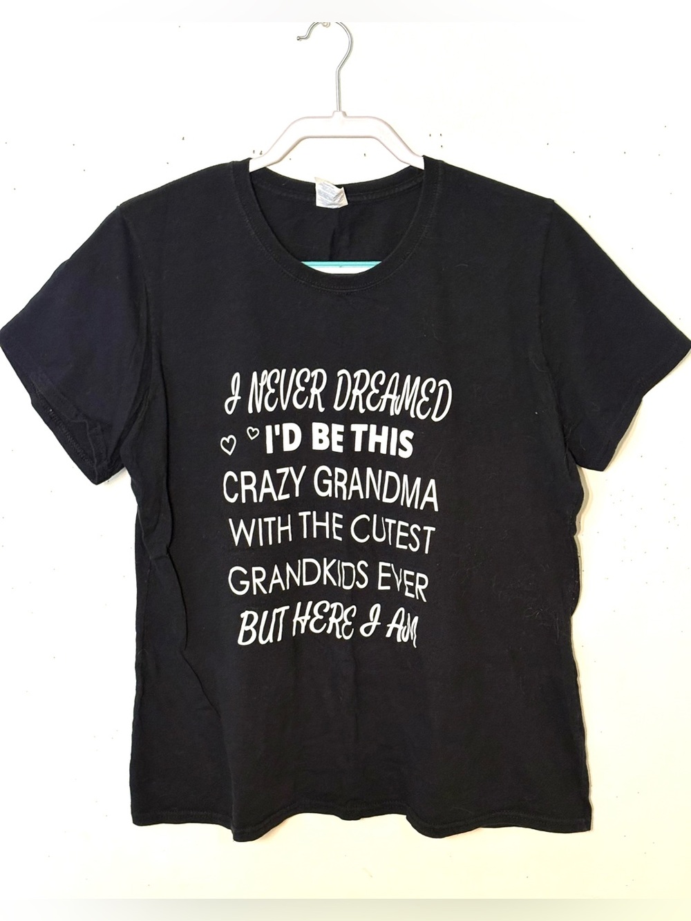 Funny Grandma T-Shirt - Black with White Text. Size XL. NWT.